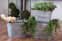 13 Inch Nested Metal Garden Planter