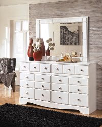Weeki White Classic Contemporary Dresser