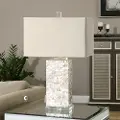 Layered Shell Tile Table Lamp