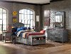 1265BTWSB Twin Panel Storage Bed with Storage Bench - Urban Quarters
