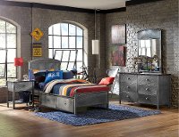 1265BFRPS Metal Full Panel Storage Bed - Urban Quarters