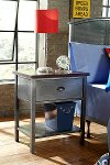 1265-771R Modern Metal 1-Drawer Nightstand - Urban Quarters