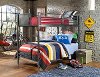 1265BB Metal Twin-over-Twin Bunk Bed - Urban Quarters