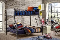 1265BBF Metal Twin-over-Full Bunk Bed - Urban Quarters