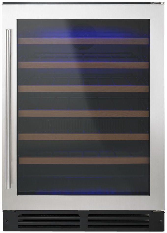 WUW35X24DS Whirlpool Undercounter Wine Cooler with Custom Temperature Control - Stainless Steel-1