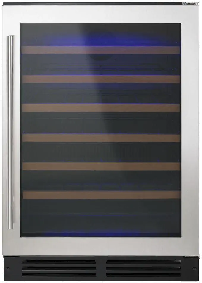 WUW35X24DS Whirlpool Undercounter Wine Cooler with Custom Temperature Control - Stainless Steel-1