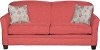 Vermillion Red Sofa Bed - Hilleary
