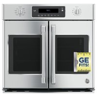 CT9070SHSS Cafe 30 Inch French Door Smart Single Wall Oven - Stainless Steel-2