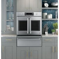 CT9070SHSS Cafe 30 Inch French Door Smart Single Wall Oven - Stainless Steel-4