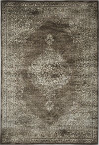 5 x 8 Medium Brown and Beige Area Rug - Sonoma