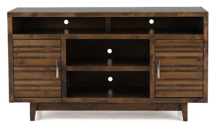 62 Inch Charcoal Brown TV Stand - Avondale