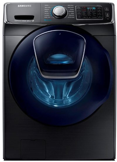WF45K6500AV Samsung Front Load Washer - 4.5 Cu. Ft. Black Stainless Steel