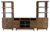 Varied Brown 3 Piece 62 Modern Entertainment Center - Avondale