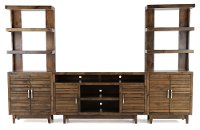 Varied Brown 3 Piece 62 Modern Entertainment Center - Avondale