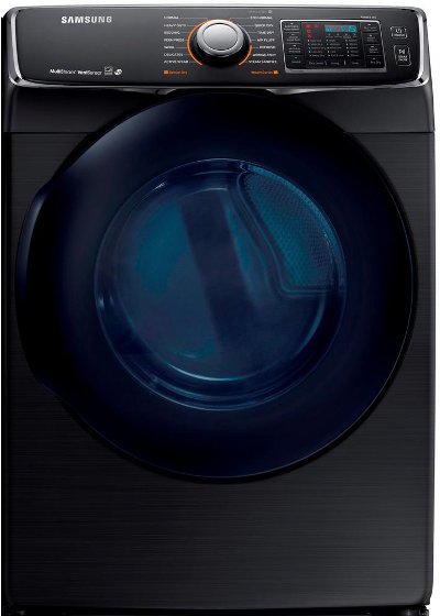 DV45K6500EV Samsung Multi-Steam Electric Dryer - 7.5 cu. ft. Black Stainless Steel