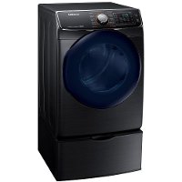 DV45K6500EV Samsung Multi-Steam Electric Dryer - 7.5 cu. ft. Black Stainless Steel-2