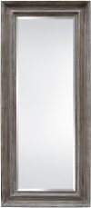 Distressed Wood Frame Mirror