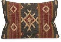 Kilim Design Rectangular Throw Pillow