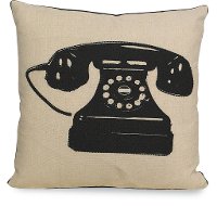 Telephone Design Throw Pillow