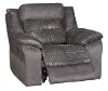 Gray Microfiber Glider Recliner - Denver-2