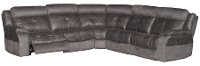 Gray 5 Piece 3x Manual Reclining Sectional Sofa - Denver