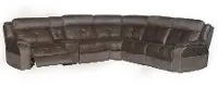 Denver Gray 6 Piece Power Reclining Sectional