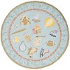 5' Round Baby Toys Blue Rug - 'Lil Mo Classic