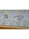 5 x 7 Medium Baby Toys Blue Rug - 'Lil Mo Classic-2