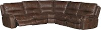 Brown 5 Piece Power Reclining Sectional Sofa - Wayne