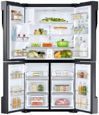 RF28K9070SG Samsung 4 Door French Door Smart Refrigerator with FlexZone - 28.1 cu. ft., 36 Inch Black Stainless Steel-2