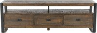 78 Inch Rustic Walnut Brown TV Stand - Homestead