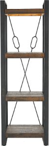 Rustic Brown Bookcase - Homestead