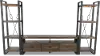Homestead Rich Brown 3 Piece Rustic Large Entertainment Center