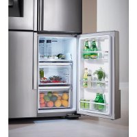 RF28K9380SR Samsung 4 Door French Door Smart Refrigerator with FoodShowcase and FlexZone - 28.0 cu. ft., 36 Inch Stainless Steel-3