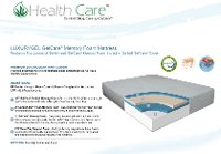 Luxury Gel California King Mattress with Adjustable Bed