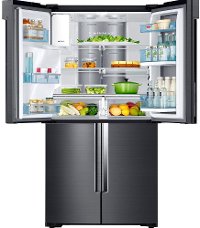 RF28K9380SG Samsung 4 Door French Door Smart Refrigerator with FoodShowcase and FlexZone - 28.1 cu. ft., 36 Inch Black Stainless Steel-3
