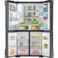 RF28K9380SG Samsung 4 Door French Door Smart Refrigerator with FoodShowcase and FlexZone - 28.1 cu. ft., 36 Inch Black Stainless Steel-5