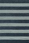 4 x 6 Small Striped Blue Rug - Classic Cabana