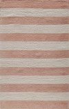 4 x 6 Small Striped Pink Area Rug - Classic Cabana