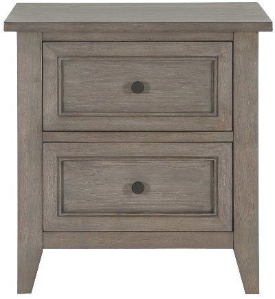 Driftwood Classic Shaker 2 Drawer Nightstand - Talbot