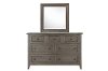 Clearance Driftwood Classic Shaker 7-Drawer Dresser - Talbot