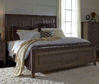 Driftwood Classic Shaker Panel King Size Bed - Talbot