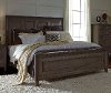 Driftwood Classic Shaker Cal-King Panel Bed - Talbot
