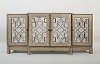 Clearance Casa Bella Champagne Gold 70 Inch Mirrored Console