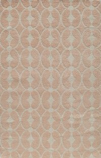 4 x 6 Small Pink Area Rug - Classic Trellis