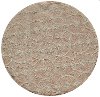 5' Round Pink Area Rug - Classic Trellis