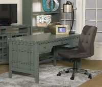 Slate Blue Writing Desk