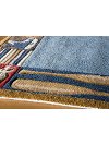 4 x 6 Small All Star Denim Blue Rug - Whimsy-2