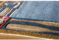 5 x 7 Medium All Star Denim Blue Rug - Whimsy