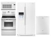 KIT Whirlpool White 4 Piece Electric Kitchen Appliance Package